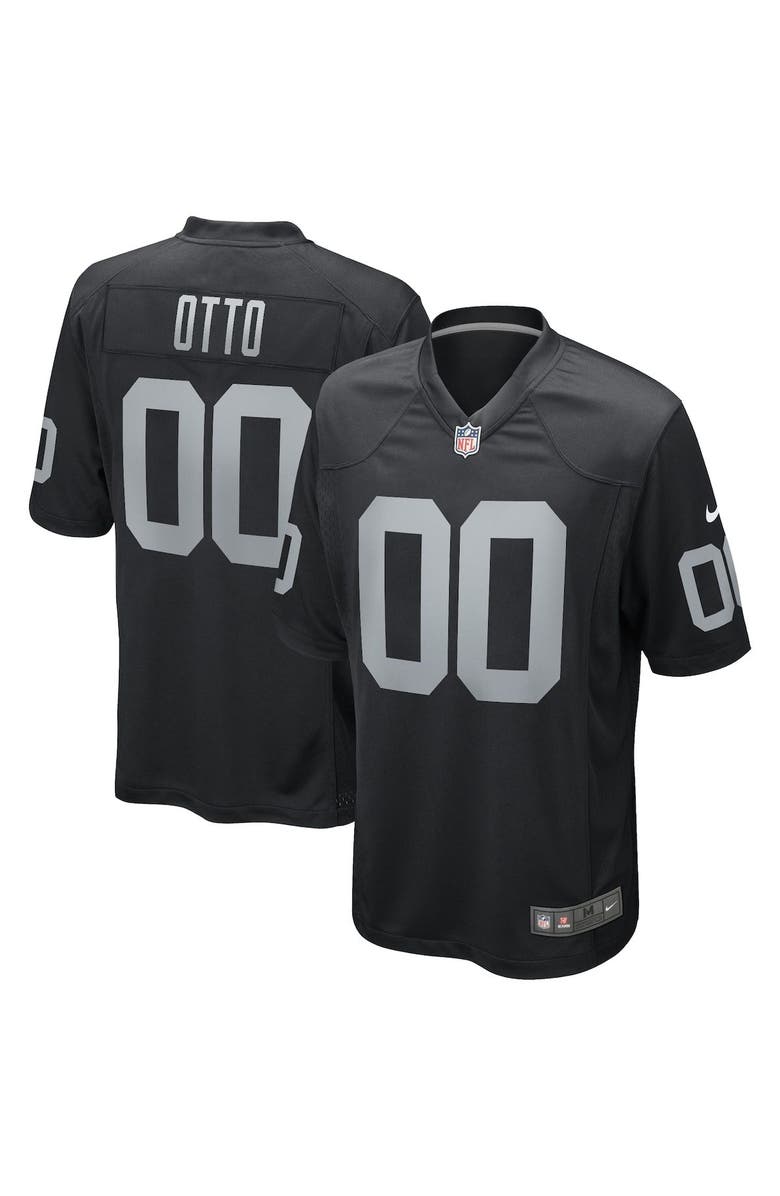 Nike Men's Nike Jim Otto Black Las Vegas Raiders Game Retired Player Jersey, Main, color,