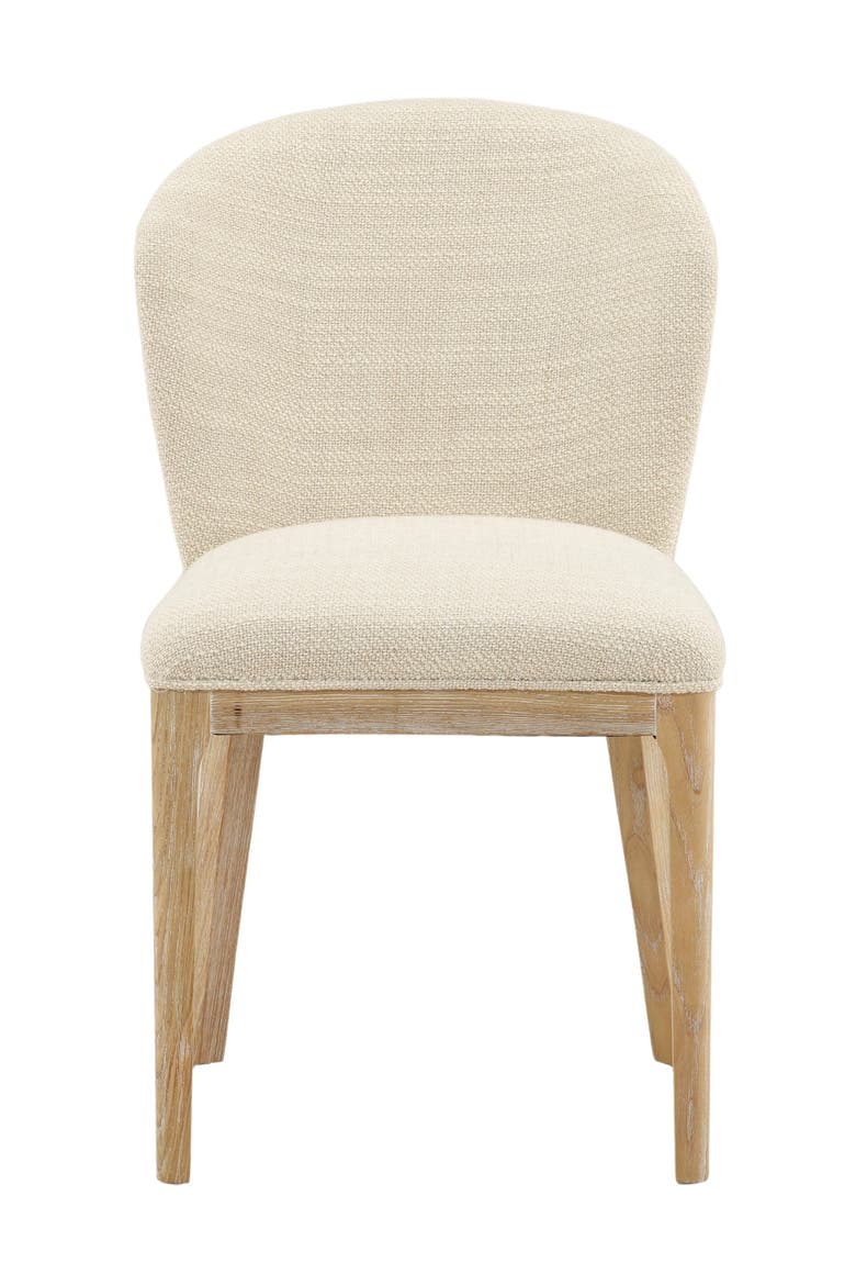 Keiran Upholstered Dining Chair with Ash Wood Frame, Alternate, color, Oatmeal