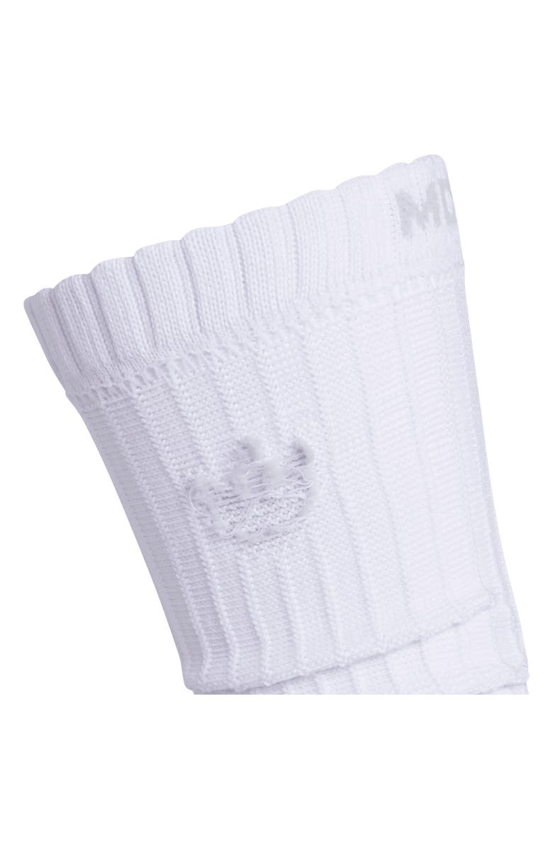 adidas Gender Inclusive Originals Scrunch Crew Socks, Alternate, color, White/ Grey/ Clear Onix Grey