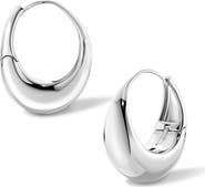 RETRO CHIC Drop Hoop Earrings