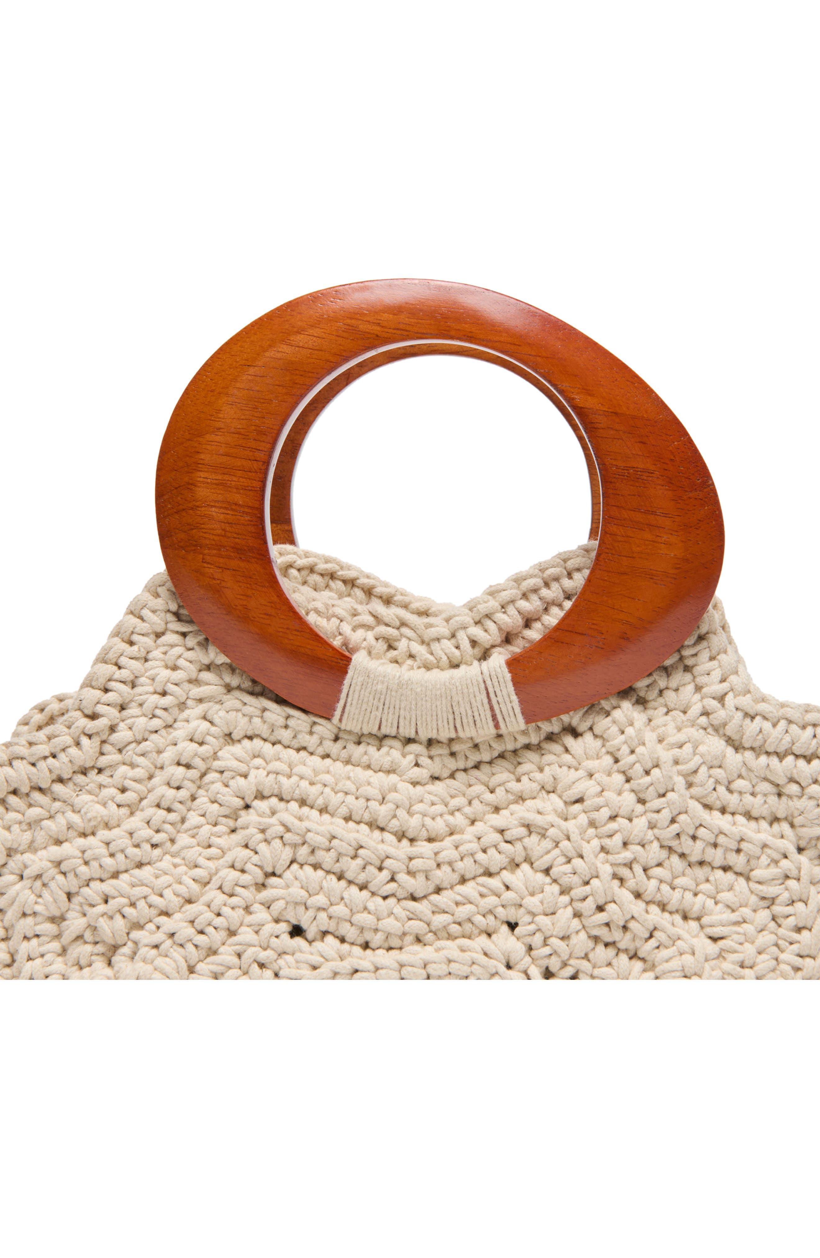 Dolce Vita Maren Knit Top Handle Bag, Alternate, color, Natural