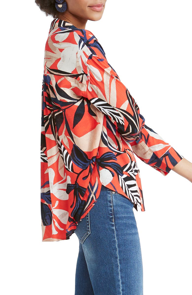 NIC+ZOE Tahiti Woven Shirt, Alternate, color,