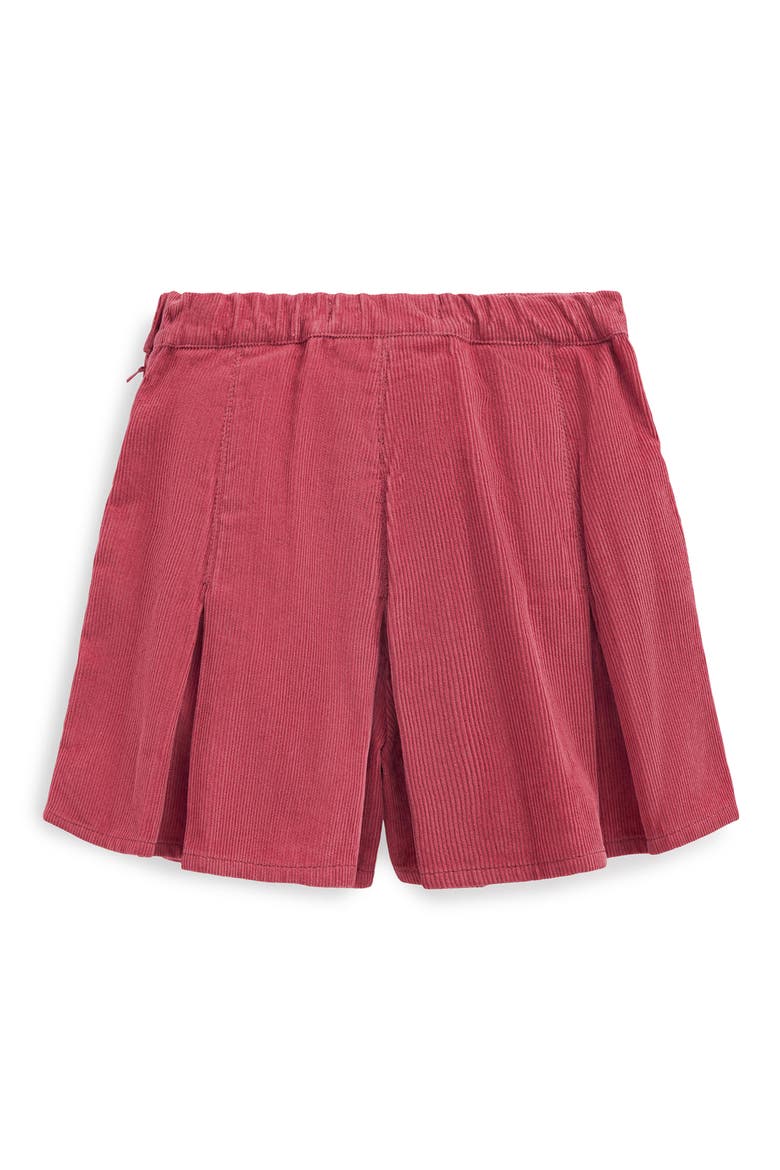 Kids' Pleated Corduroy Skort, Alternate, color, HOLLY BERRY CORD