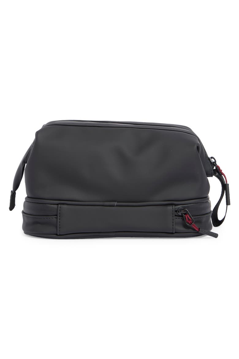 Rubberized Dopp Kit, Alternate, color, BLACK