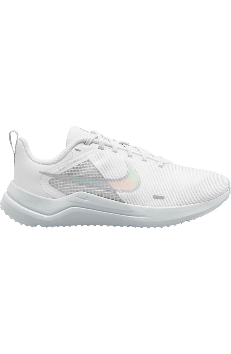 Nike Downshifter 12 Running Shoe, Main, color, White/ Silver/ Platinum