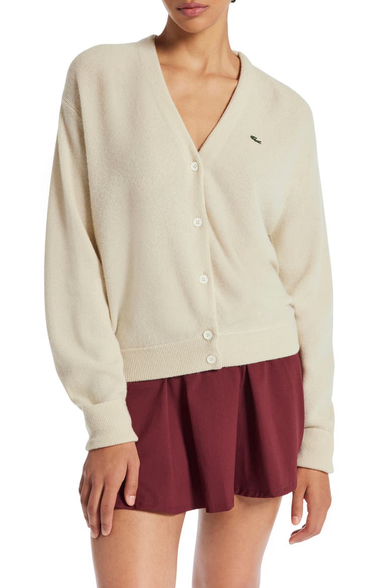 Cashmere Blend Cardigan, Main, color, 70V FARINE