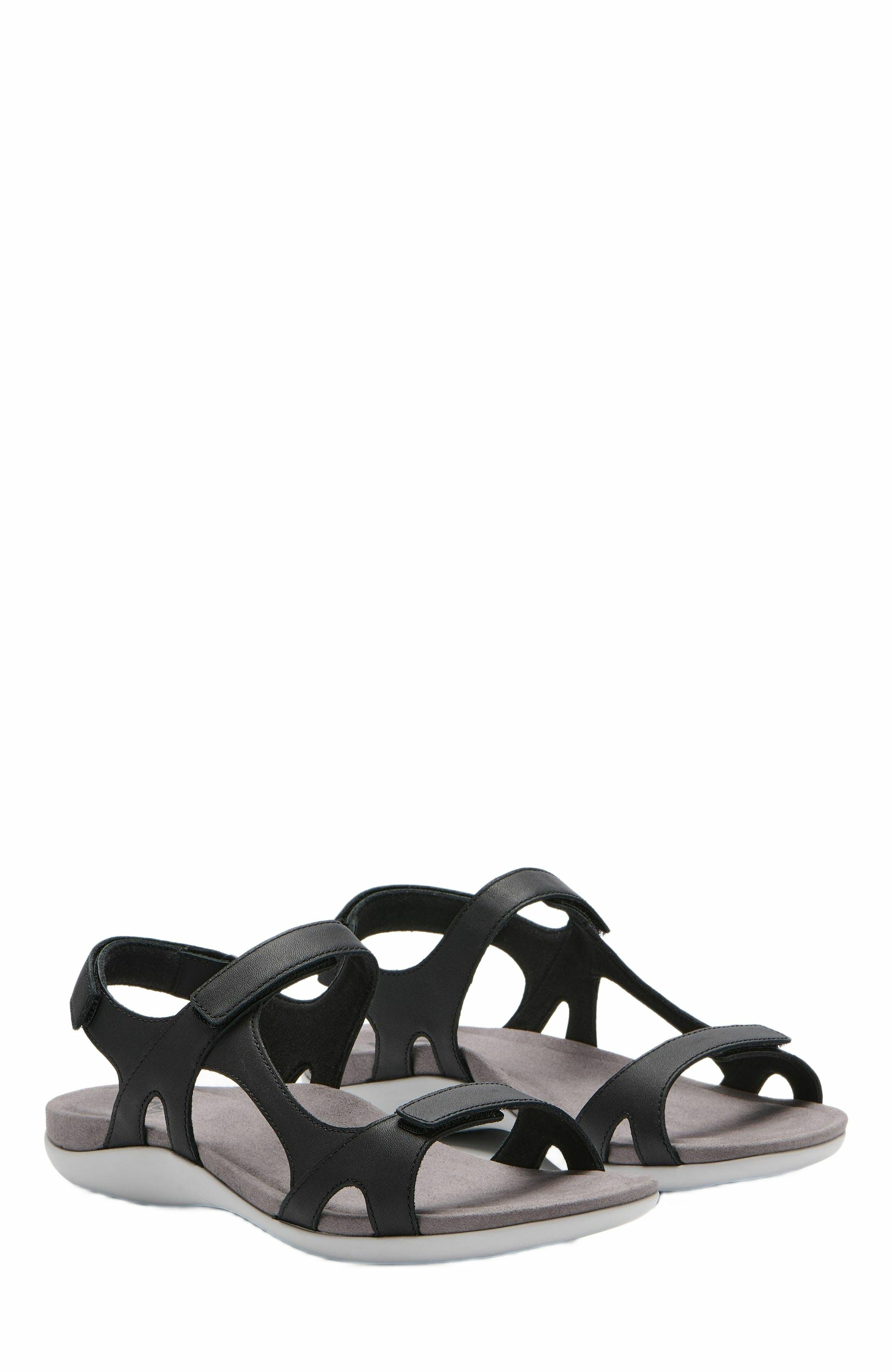 ABEO Oasis Sport Sandal, Alternate, color, Black - Regular