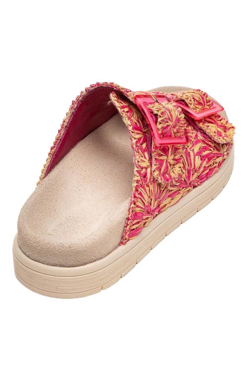 Forever & Always Shoes Milana Leather Double-strap Sandal In Pink