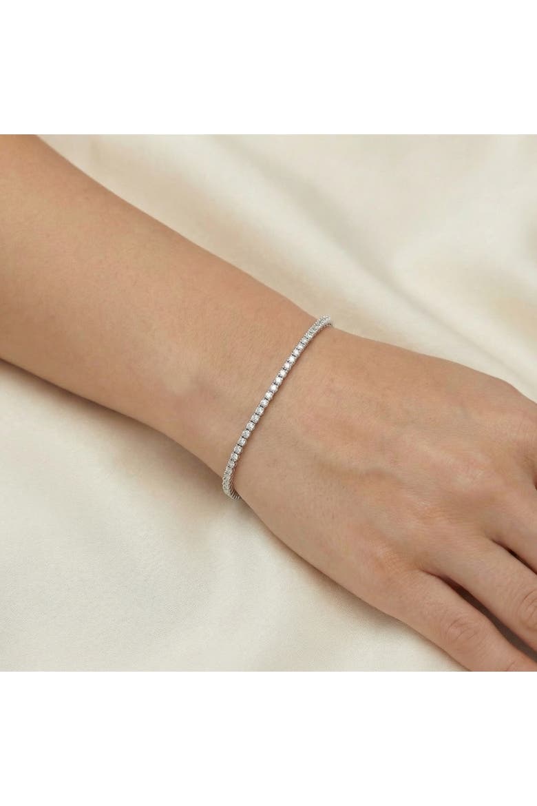2ct Lab Grown Diamond Tennis Bracelet 14K Gold 7", Alternate, color, 14k White Gold