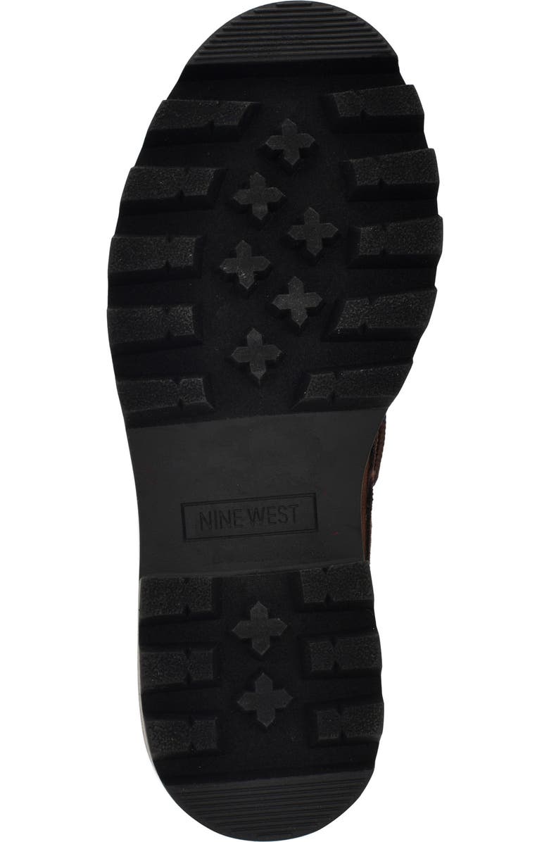 Nine West Kerisa Lug Sole Loafer, Alternate, color, Dark Brown 200