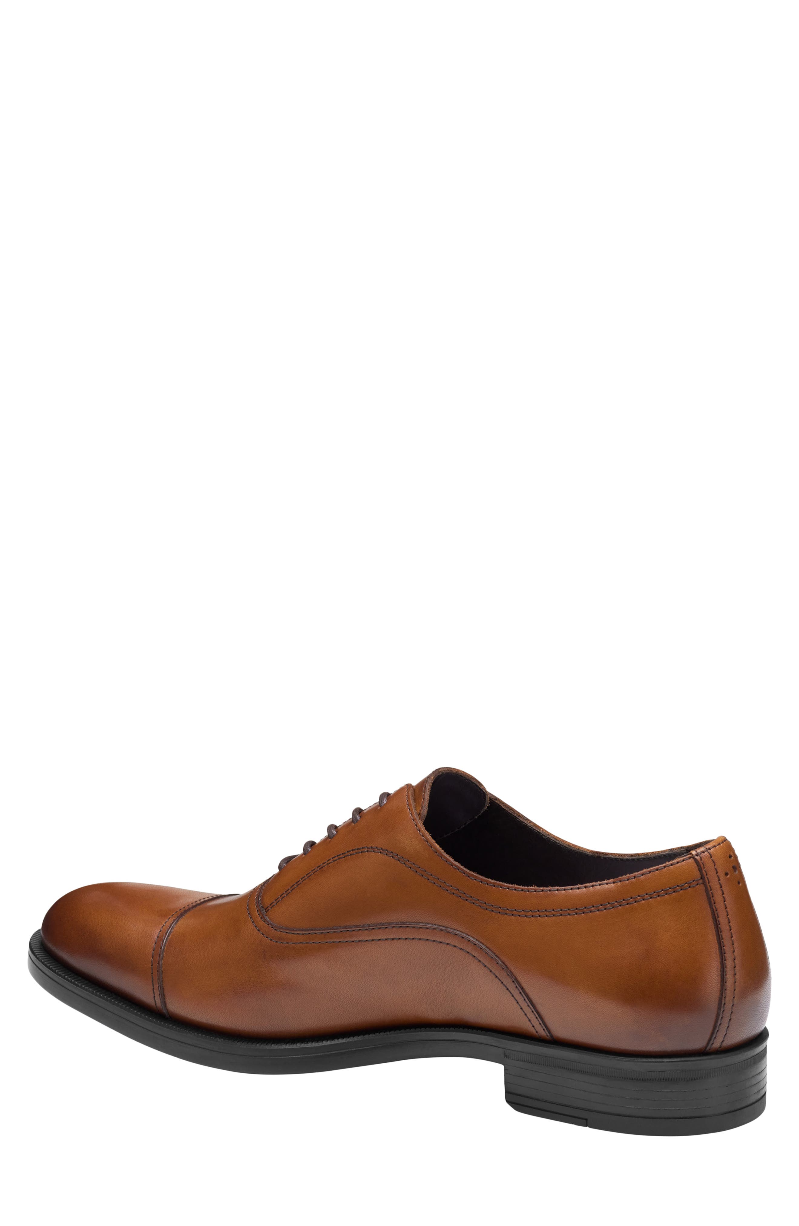 Conlin Cap Toe Oxford, Alternate, color, LIGHT TAN FULL GRAIN