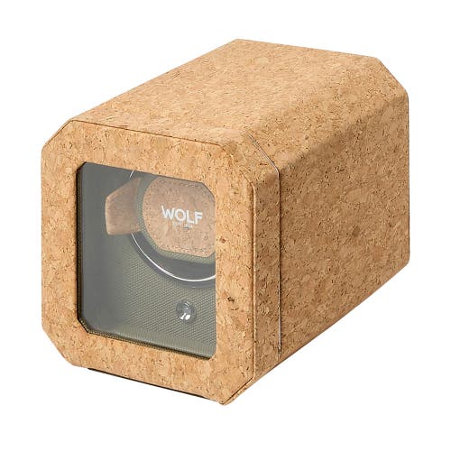 Wolf Cortica Single Watch Winder In Natural Cork