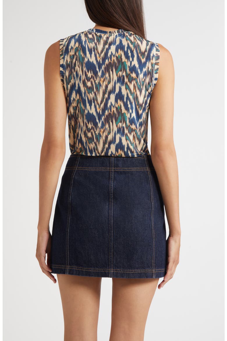Ines Sleeveless Top, Alternate, color, RIVERSLATE