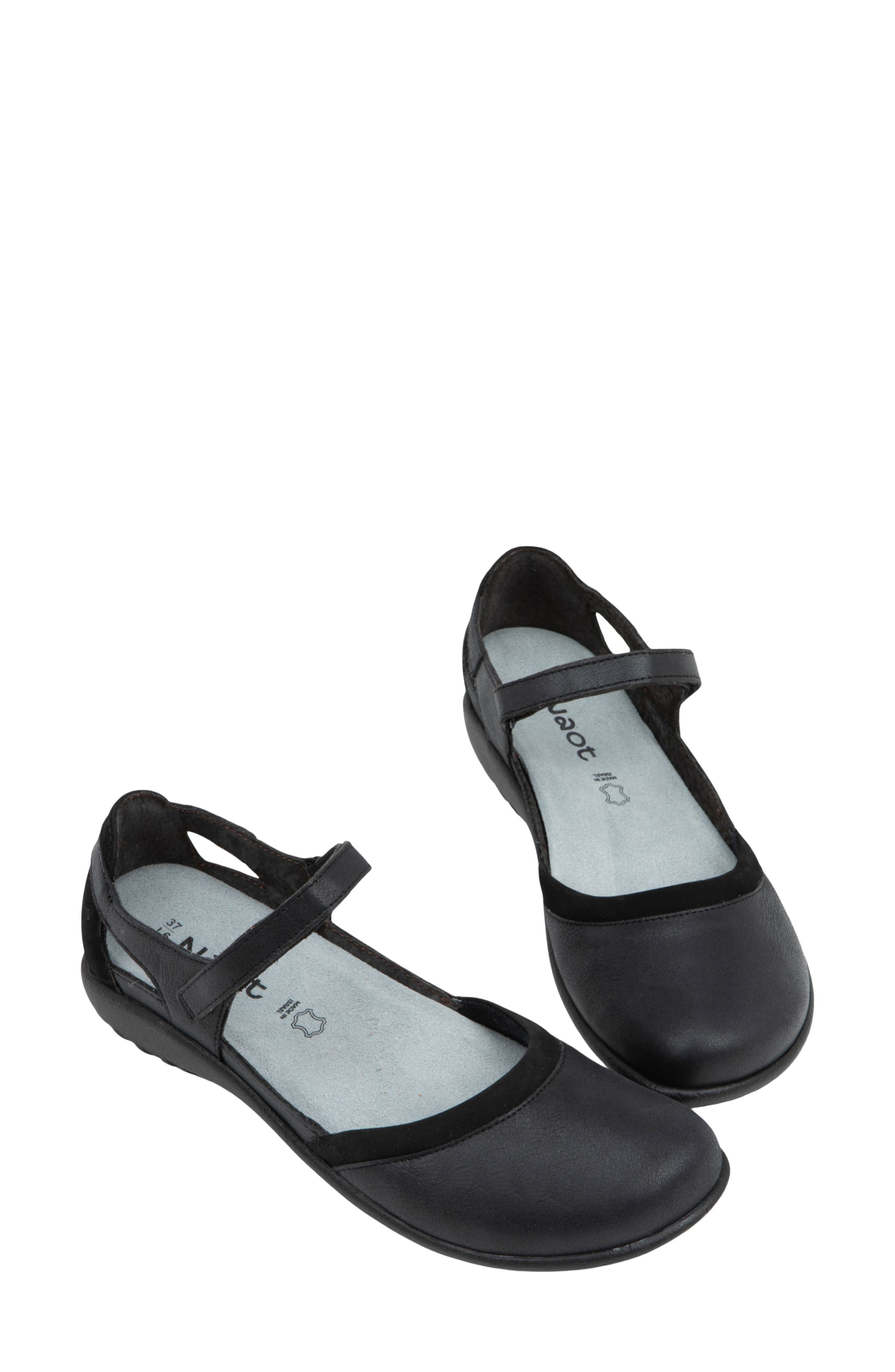 Tekapo Mary Jane, Alternate, color, BLACK LEATHER COMBO