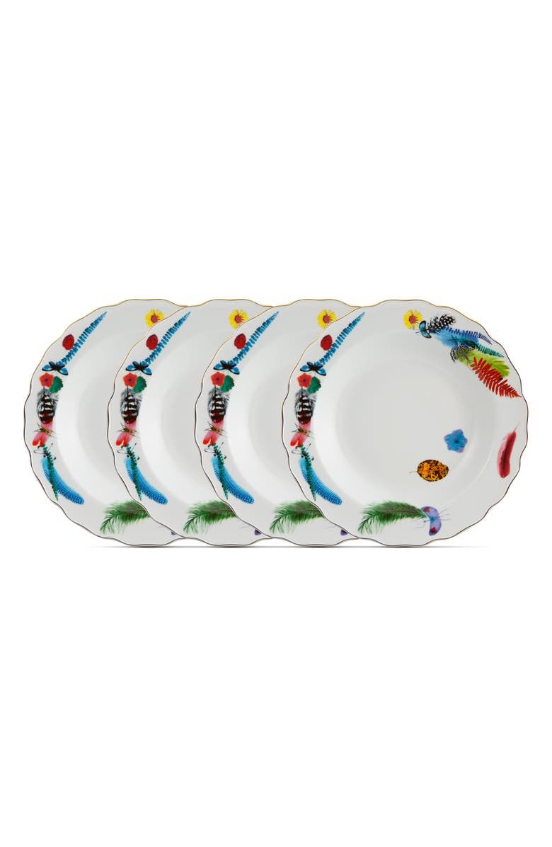 Christian Lacroix Caribe Set of 4 Soup Plates, Main, color, 