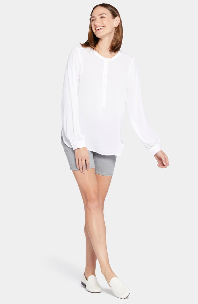 NYDJ Simone Popover Blouse, Alternate, color, Optic White