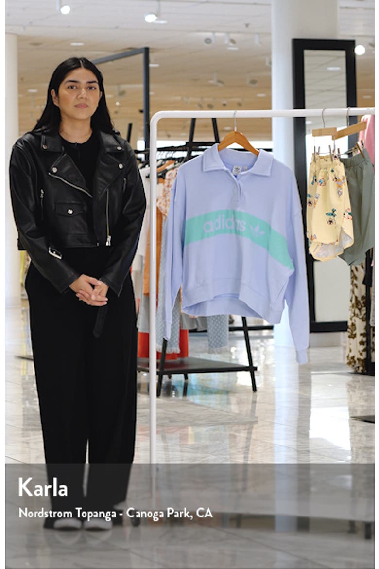 Originals Polo Collar Graphic Sweatshirt video