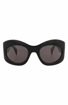 Gucci 55mm Wrap Sunglasses