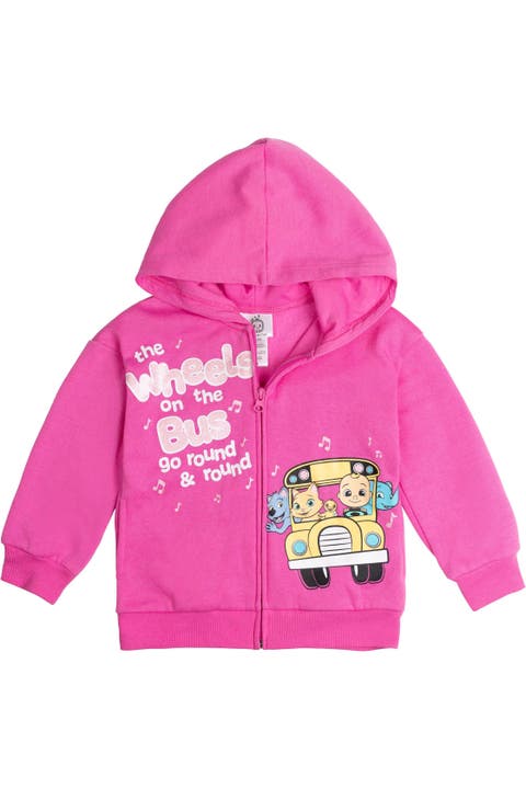 Girls' Fleece Zip-Up Hoodie