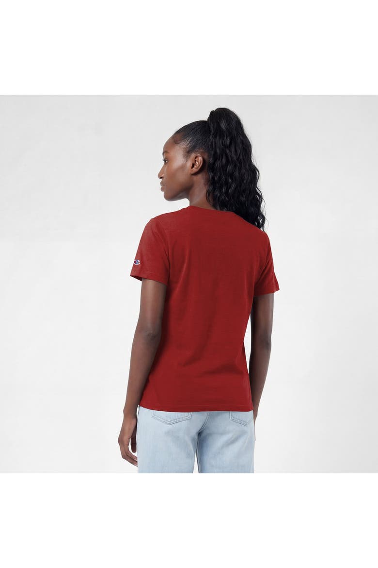 Women's Champion Crimson Indiana Hoosiers Lifestyle T-Shirt, Alternate, color, Crimson