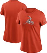 Nike Women's Nike Orange Cleveland Browns Logo Essential T-Shirt