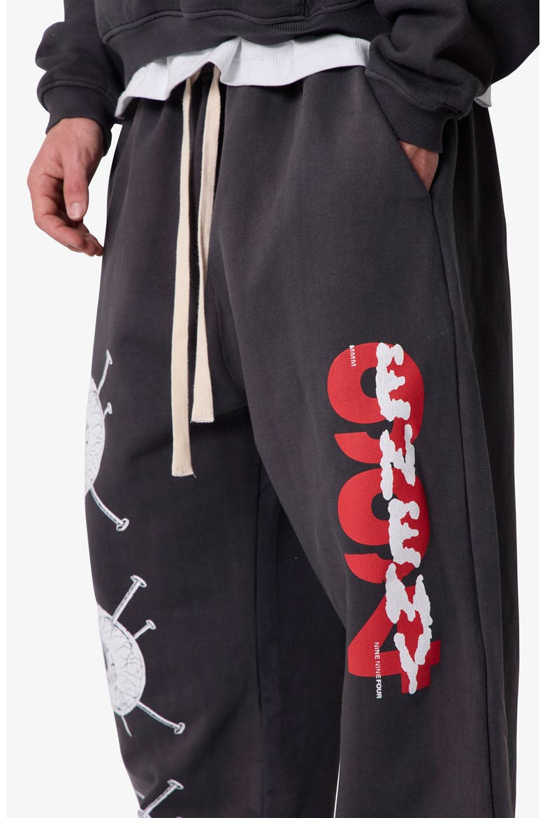 Enemy Sweatpants, Alternate, color, WASHED BLACK