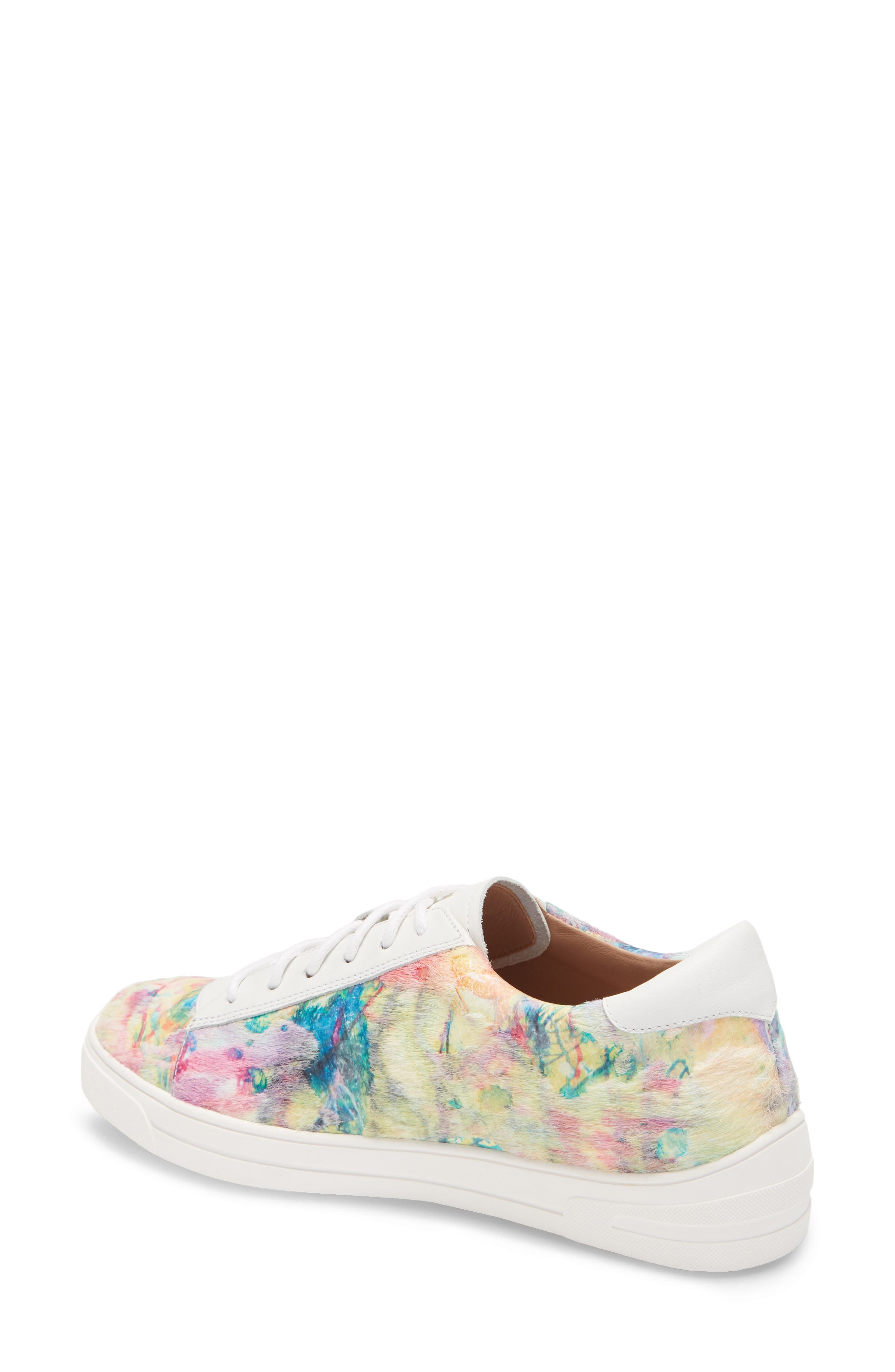 Linea Paolo Kaia Genuine Calf Hair Sneaker, Alternate, color, Multi Print Calf Hair/ Leather