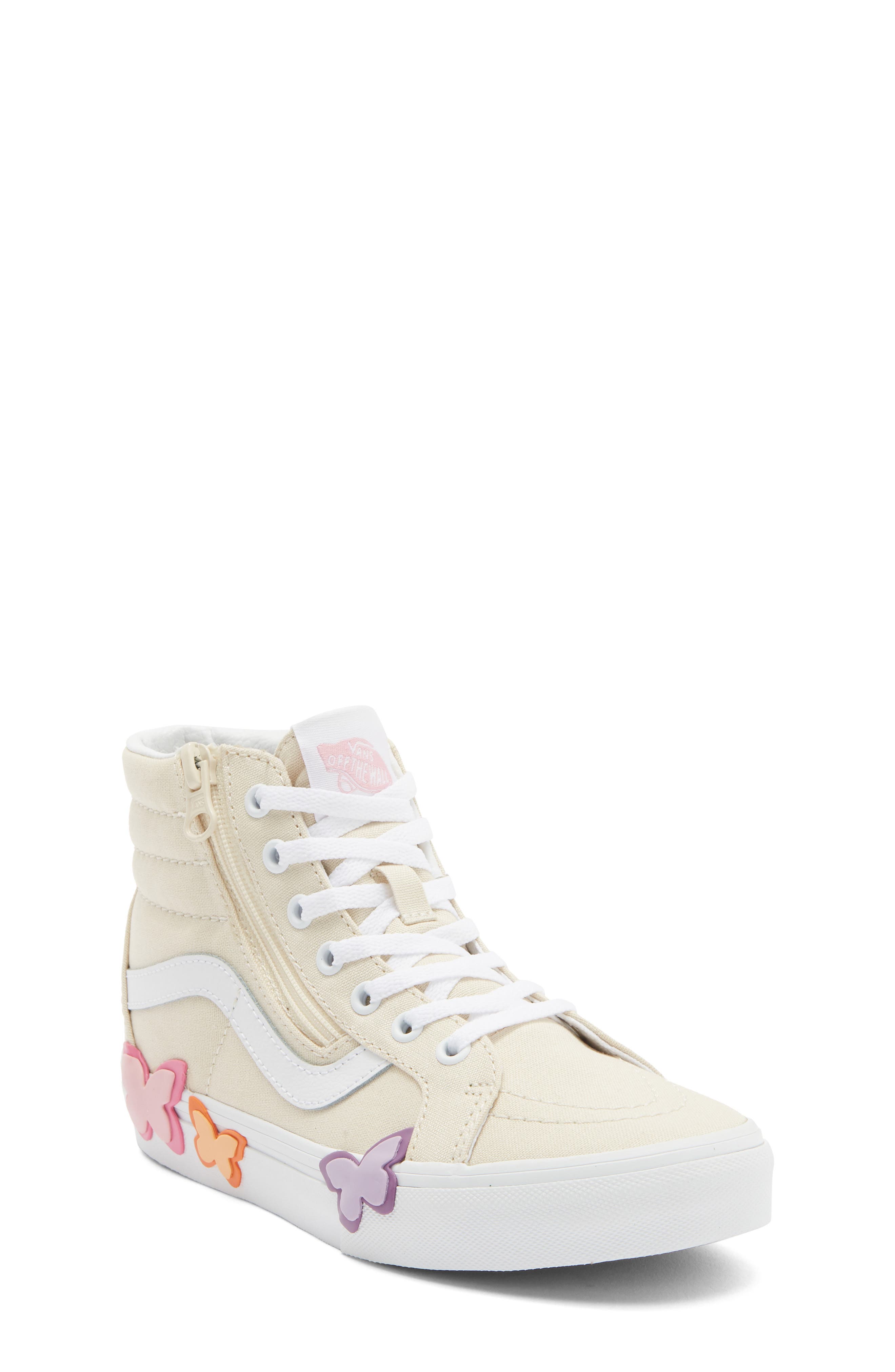 Kids' Sk8-Hi Reissue Side Zip Butterfly High Top Sneaker