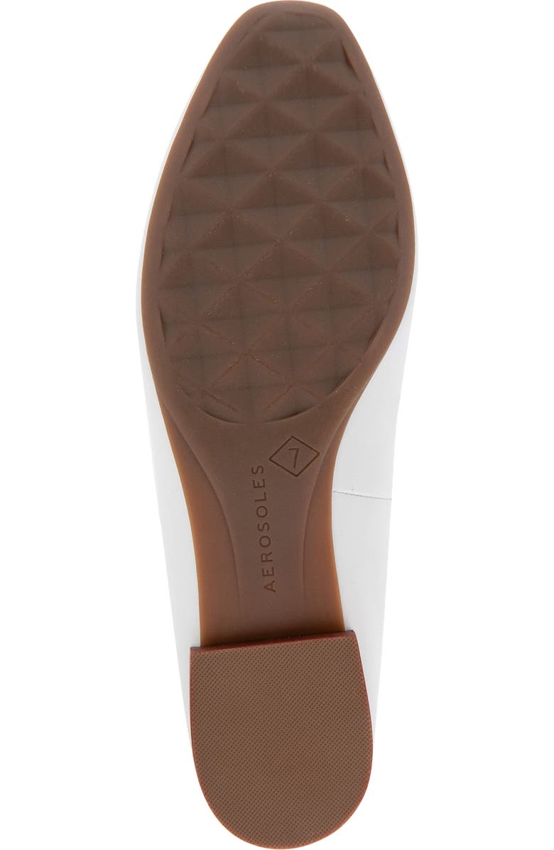 Aerosoles Amara Mule, Alternate, color, Bright White Shiny Leather