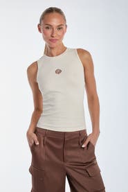 The Noli Shop Rosette Tank Top