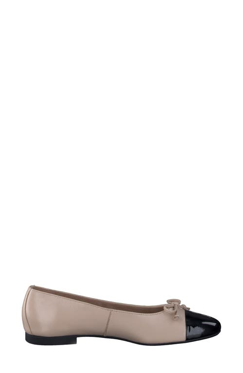 Paul Green Violet Ballet Flat In Neutral