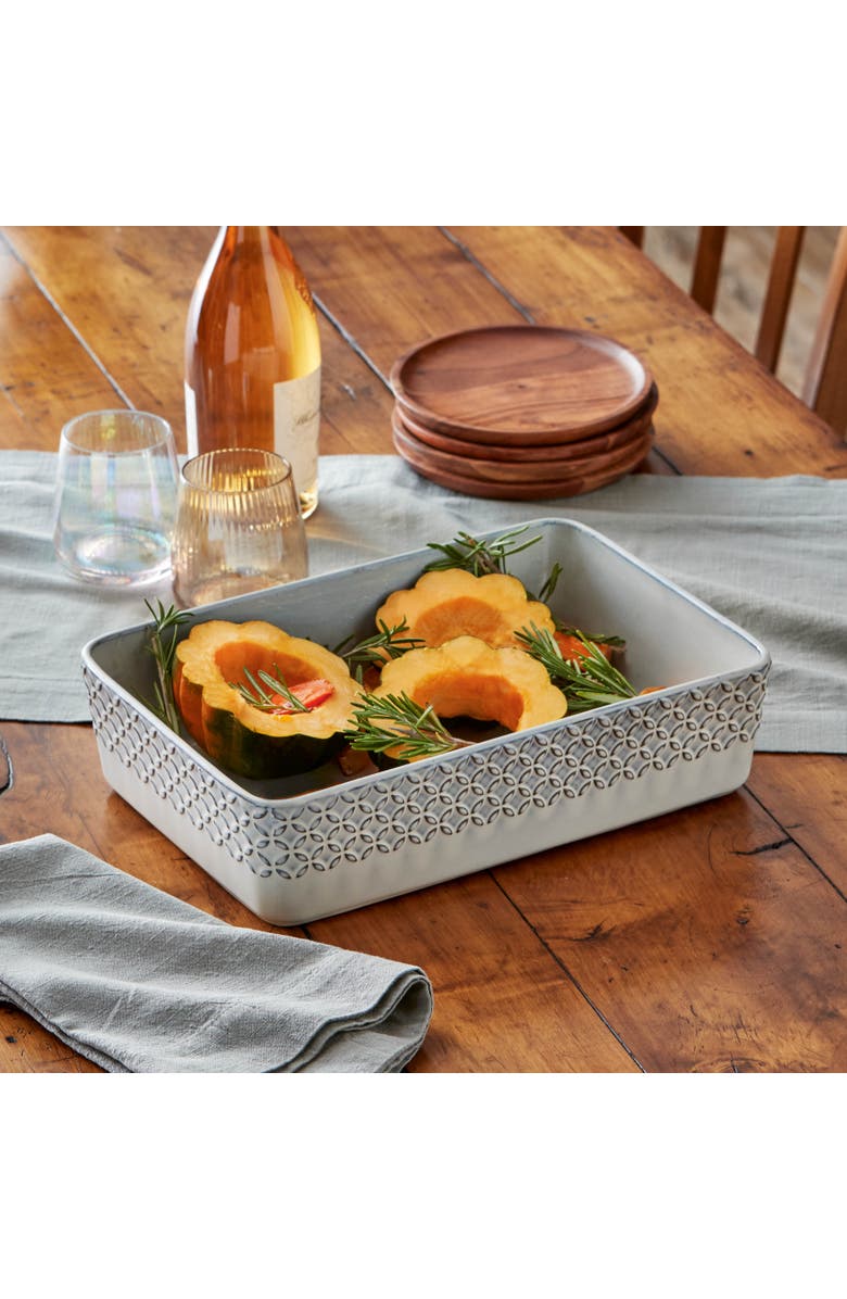 tag Bistro Large Rectangular Grey Baking Dish Oven Safe, Alternate, color, Grey