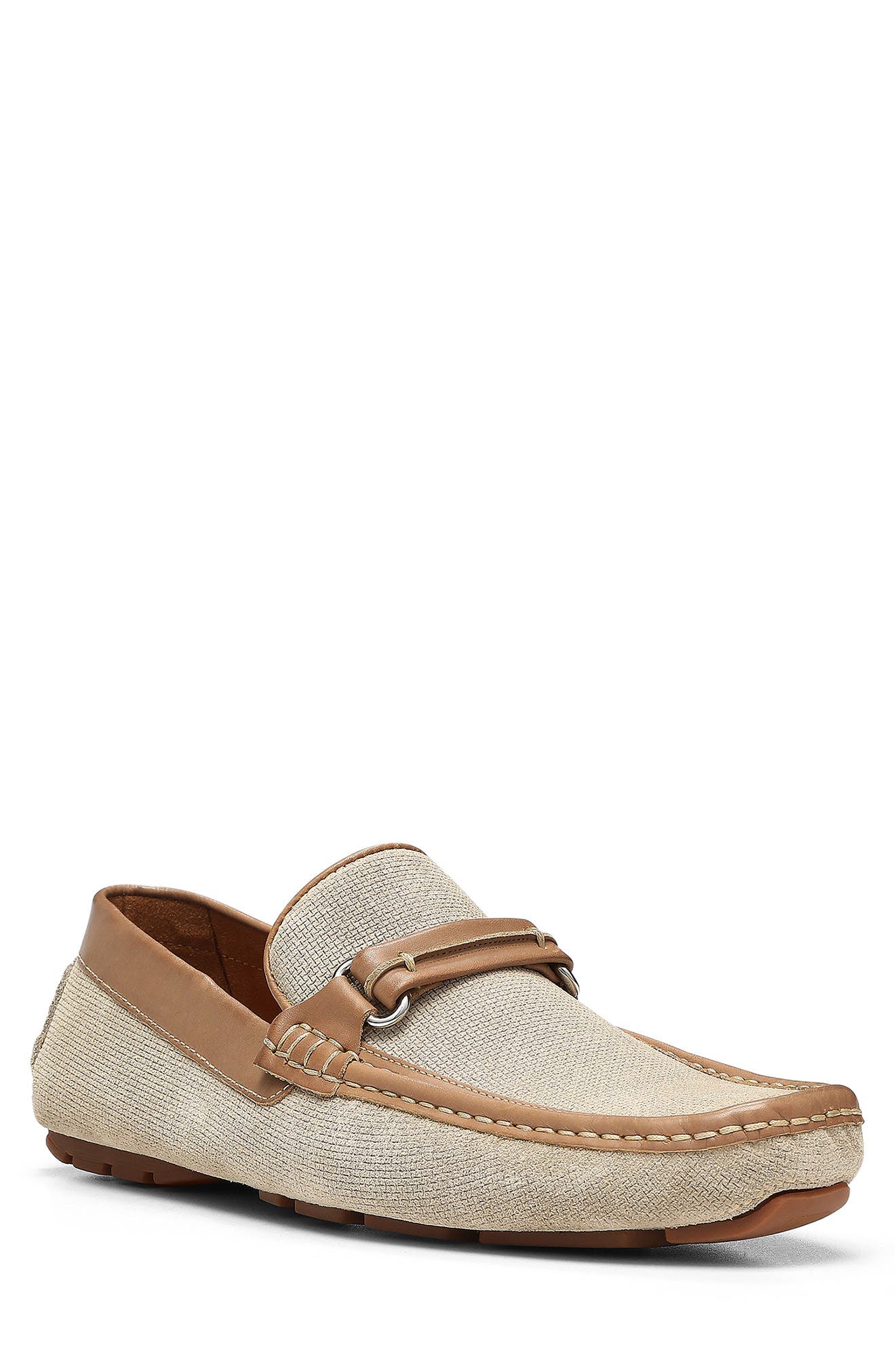 Donald Pliner Leather Trim Loafer, Main, color, 