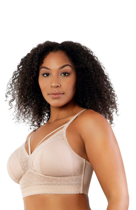 Mia Wire-Free Padded Mesh Bralette