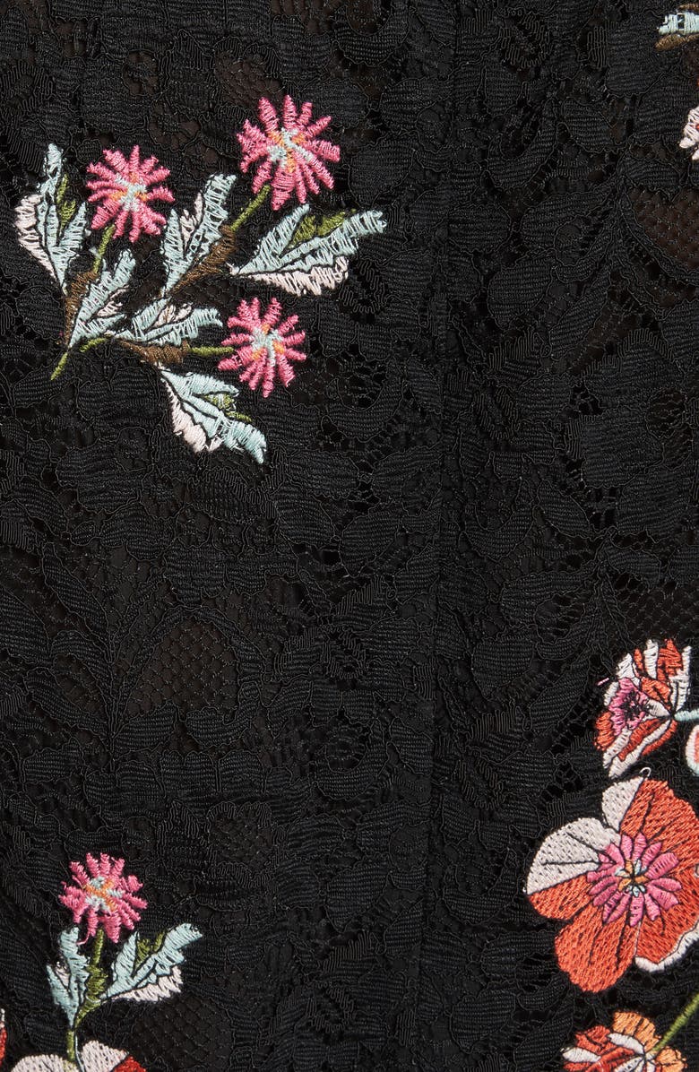 Rebecca Taylor Embroidered Lace Top, Alternate, color,