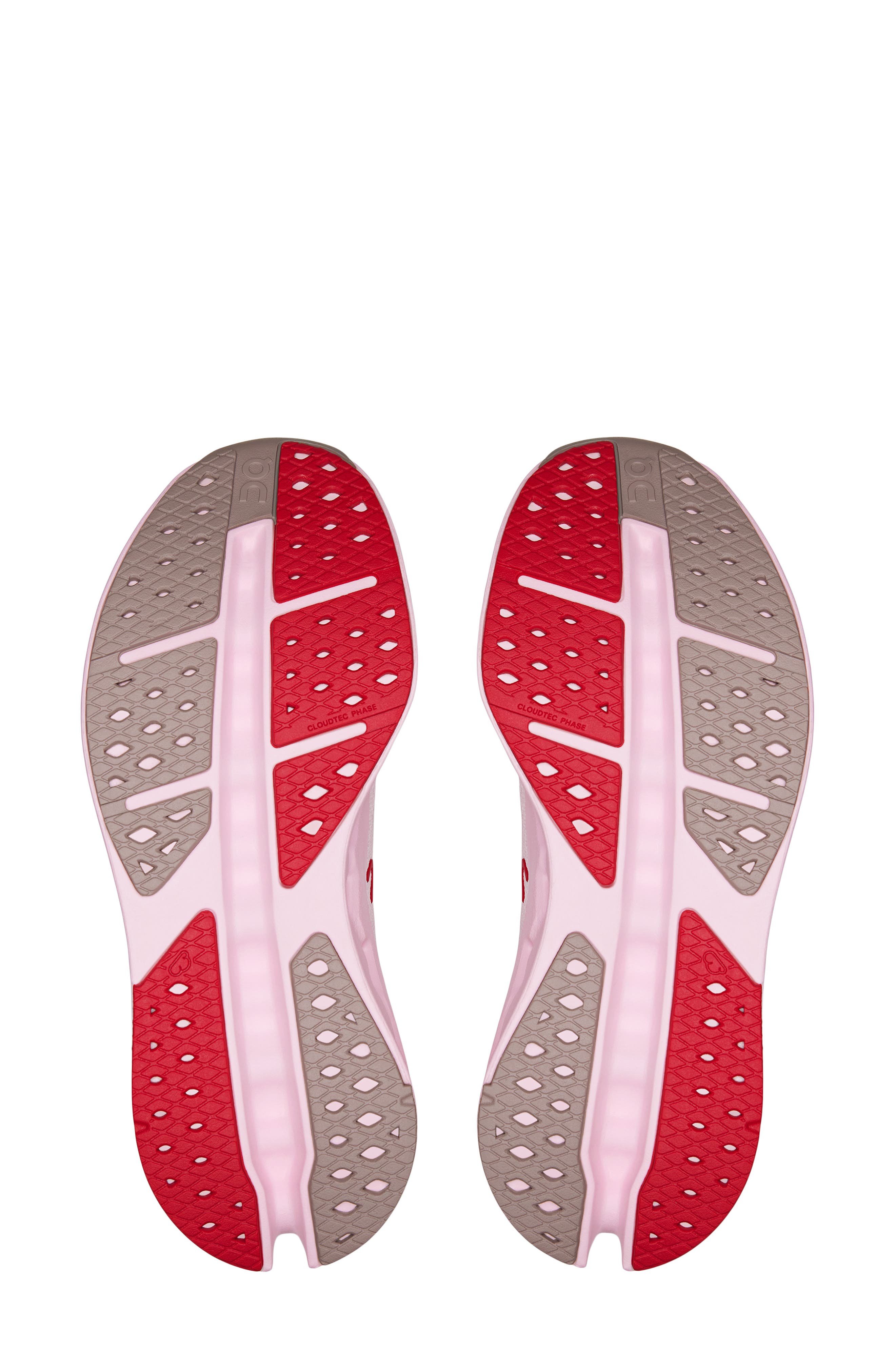 On Cloudsurfer Max Running Sneaker, Alternate, color, Ivory/ Peony