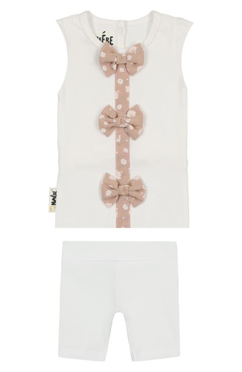 Kids' Bow Tank & Bike Shorts Set (Toddler, Little Kid & Big Kid)