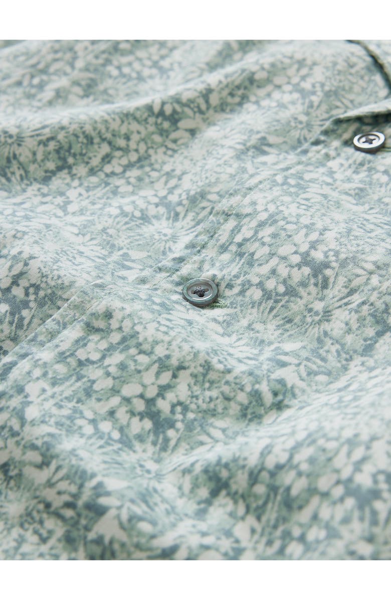 John Varvatos Danny Jungle Print Camp Shirt, Alternate, color,