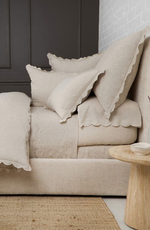 Pom Pom At Home Kelly Linen Duvet Cover In Neutral