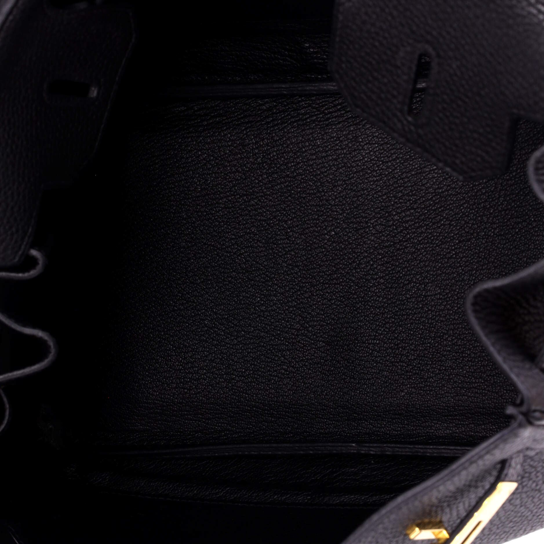 Pre-Owned Hermes Birkin Handbag Black Togo with Gold Hardware 30, Alternate, color, Noir