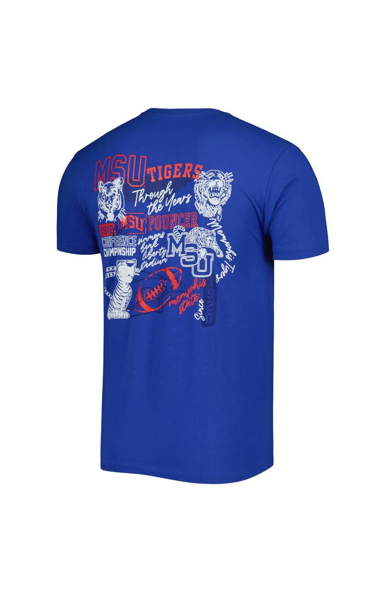 IMAGE ONE Men's Royal Memphis Tigers Through the Years T-Shirt, Alternate, color, 