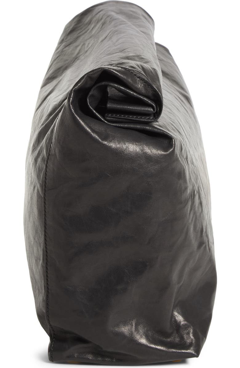 Simon Miller Lunchbag Leather Roll Top Clutch, Alternate, color,