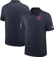 Nike Men's Nike Navy Chicago Bears Sideline Victory Stripe Performance Polo