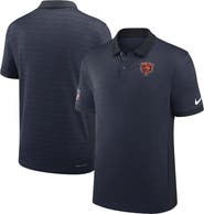 Nike Men's Nike Navy Chicago Bears Sideline Victory Stripe Performance Polo