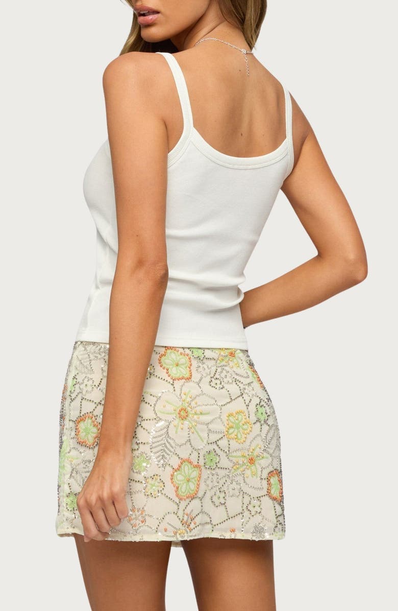 EDIKTED Martini Girl Rib Tank, Alternate, color, 