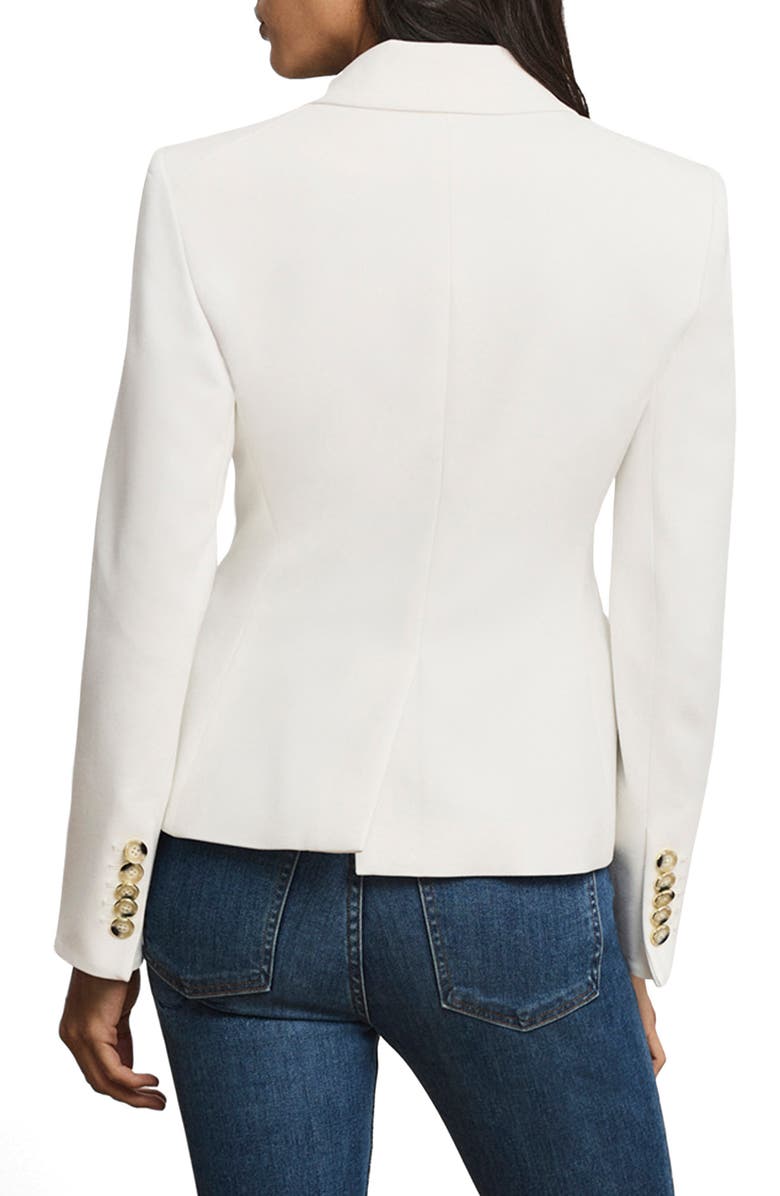 Veronica Beard Rickie Crop Dickey Jacket, Alternate, color, Off White