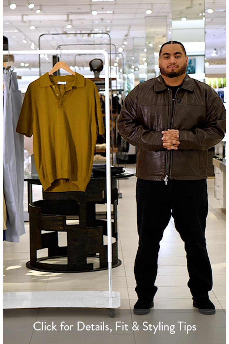 Cotton Blend Knit Polo video