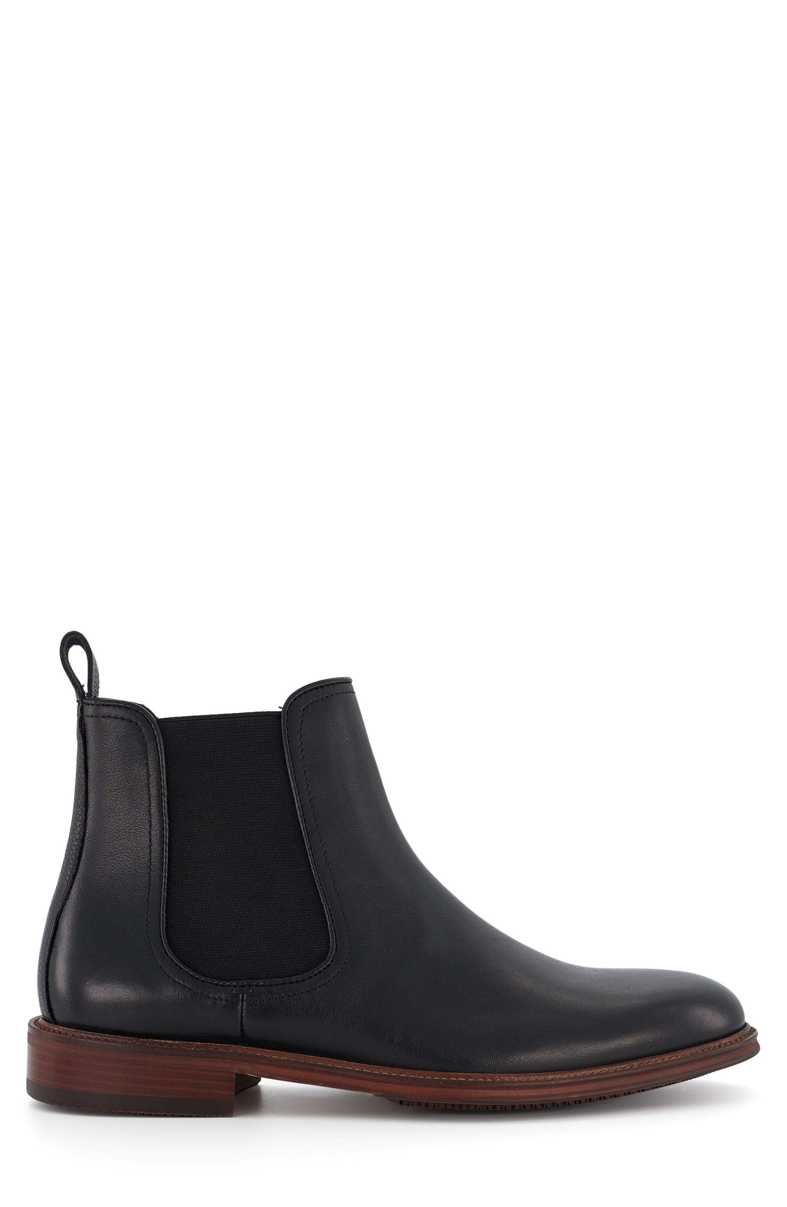 Dune London Characteristic Chelsea Boot, Alternate, color, Black