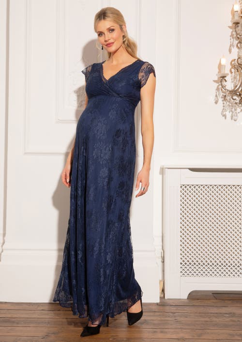 Tiffany Rose Maternity Eden Gown Long In Blue