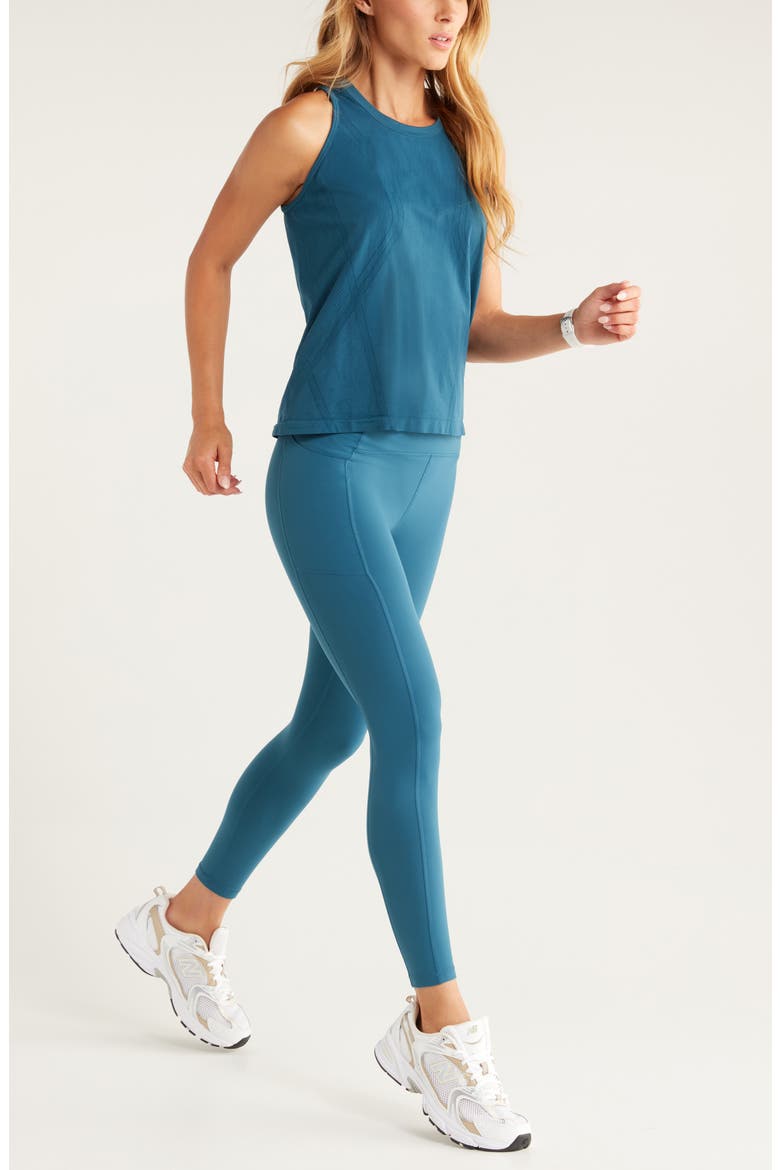Propel Seamless Tank, Alternate, color, TEAL SEAGATE